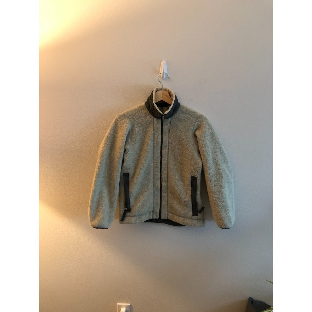 Patagonia Synchilla Fleece Zip Up Jacket Oatmeal Womens Size XS